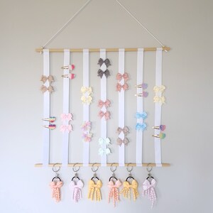 Hair Bow Holder, Hair Clip Storage, Hair Accessories Organiser, Hair Clip Holder, Hair Bobbles, Girls Room Storage, Girls Bedroom Organiser