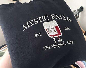 Mystic Falls Bloodbag Sweatshirt: Vampire Inspired