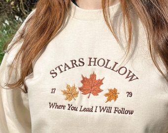 Stars H Leaves Sweatshirt: Cosy Autumn Sweater