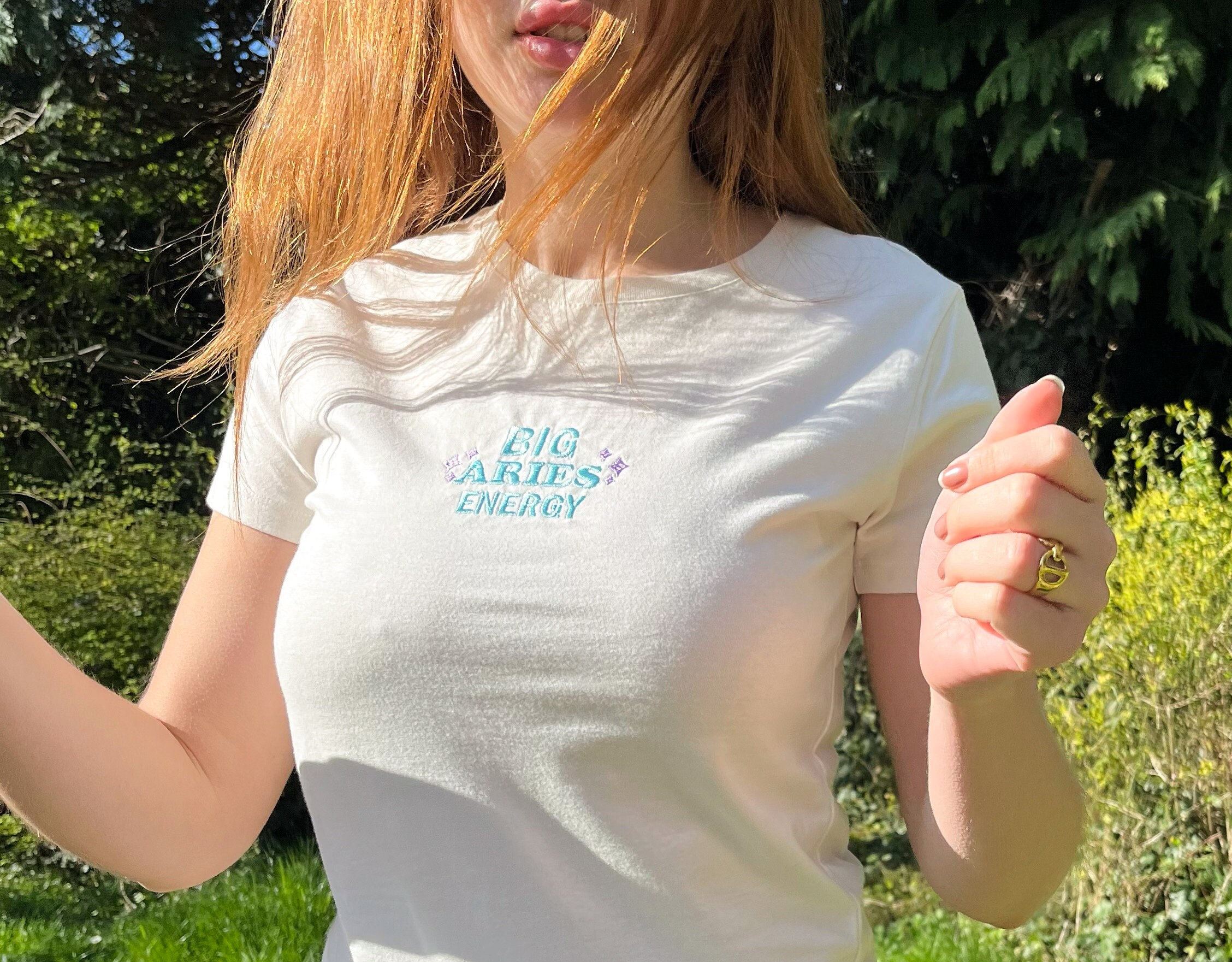 ◆25SS AEAE STAR SIGN TEE/2色◆ Zodiac Energy Custom Fitted Tee | Y2K Graphic Tee | Star