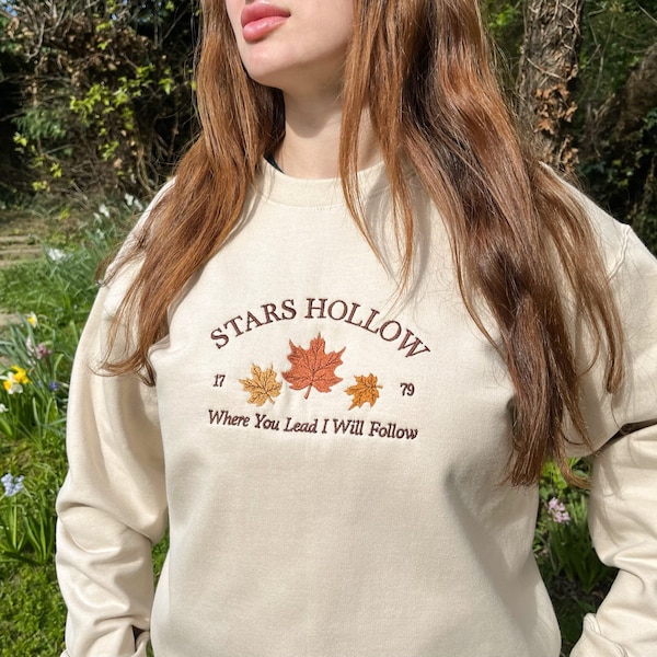 Filles Gilmore | Sweat-shirt creux étoiles | Là où vous menez, je vous suivrai | Amoureux des livres | Rory Gilmore | Lorelai Gilmore | Je sens la neige | celui de Luc