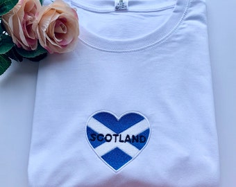Scotland Embroidered T-Shirt