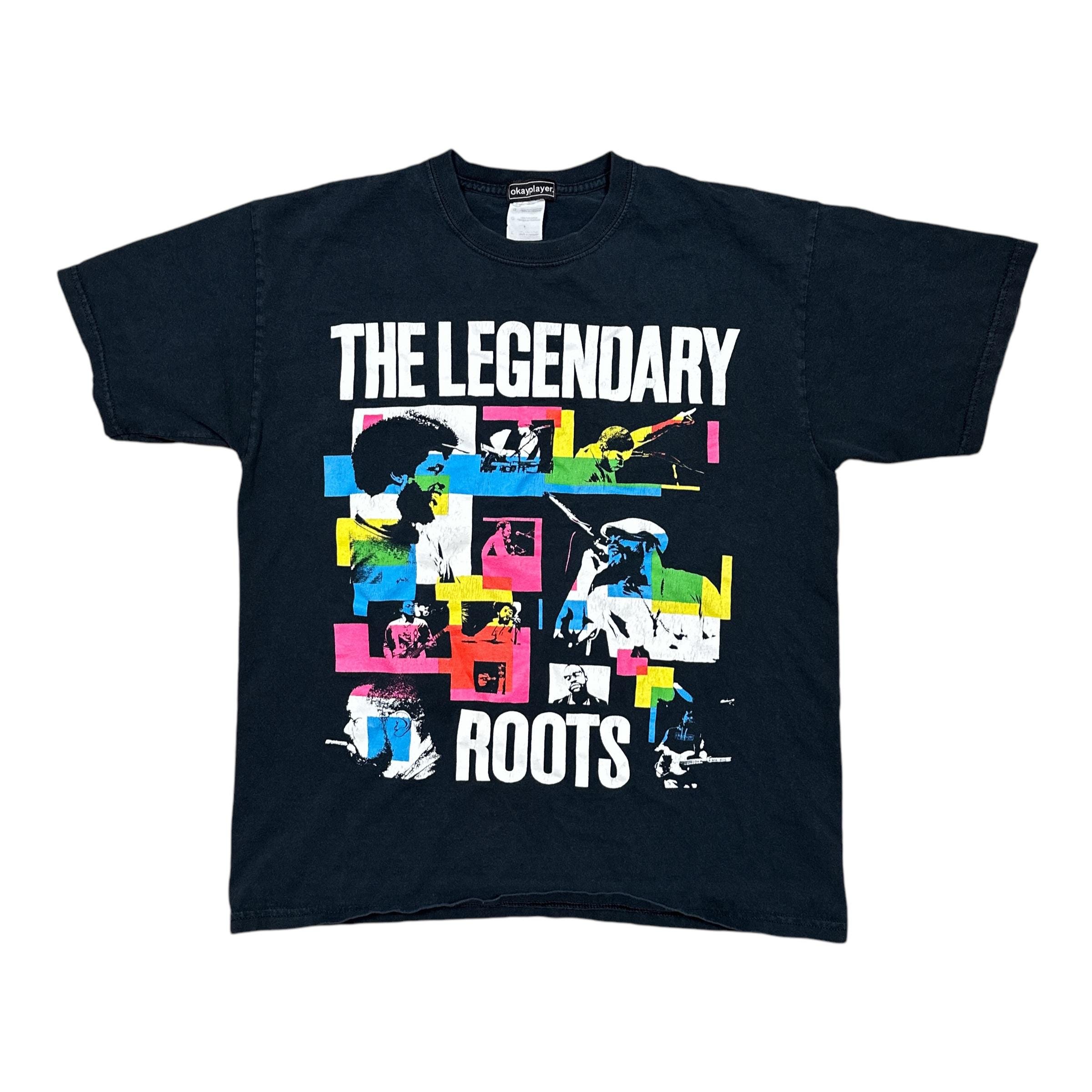 the roots okay player ビンテージTシャツ hiphop Vintage Y2K the Roots Okayplayer Legendary Rap Hip Hop Music