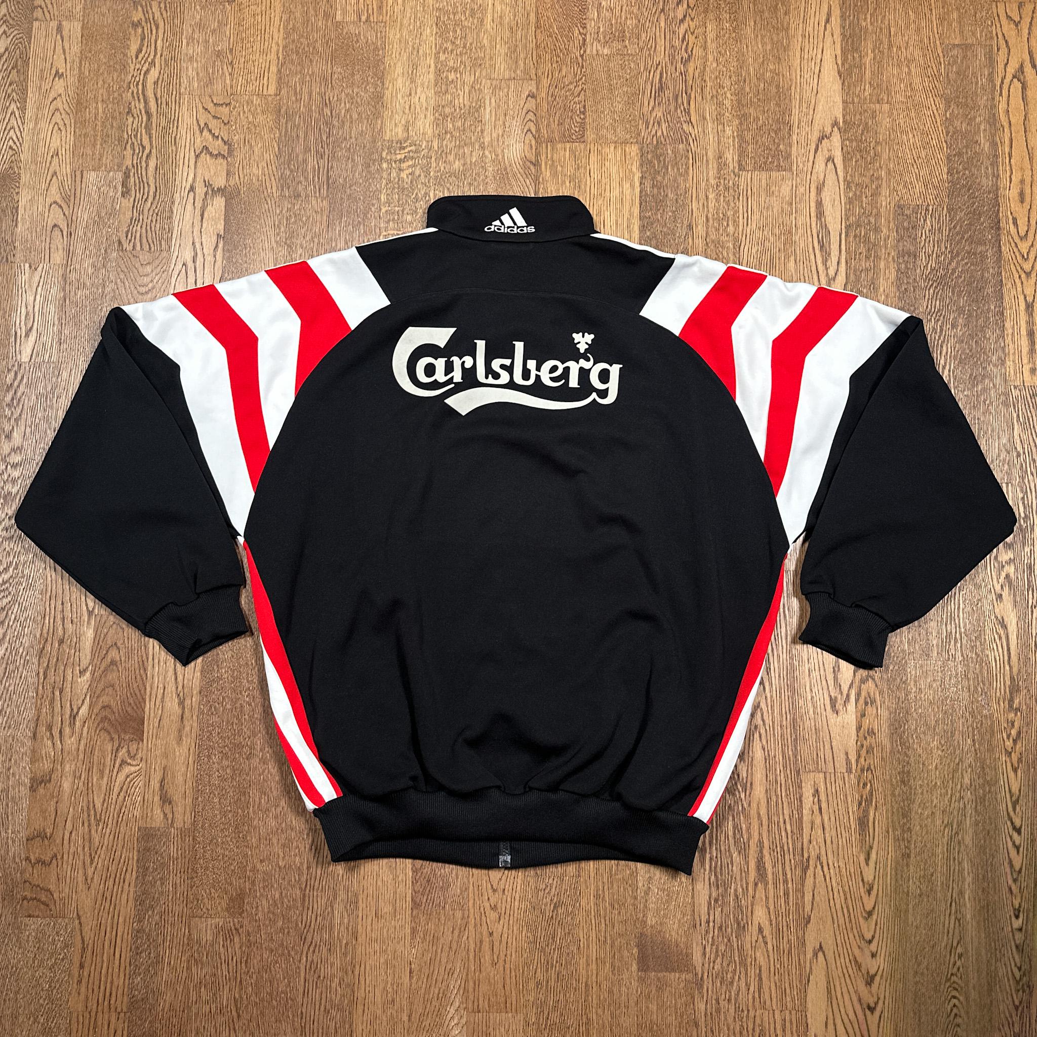 Vintage 90s Adidas Carlsberg 3 Stripes Liverpool Style Track
