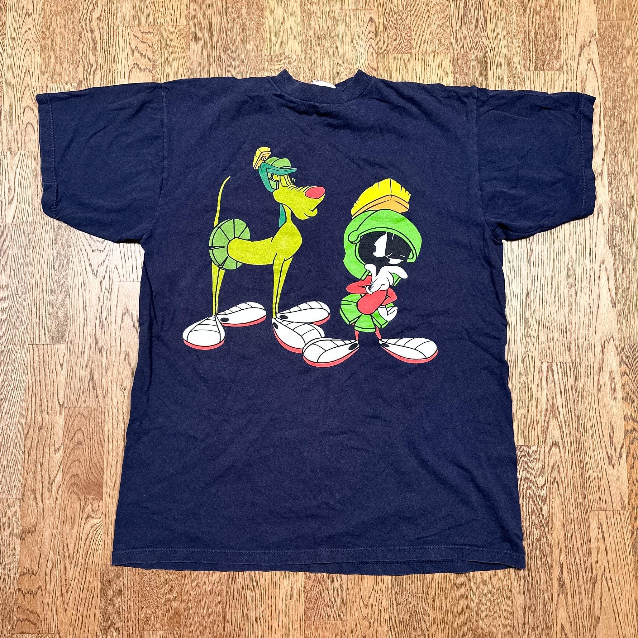 90s vintage black out マービンザマーシャン Tシャツ XL マービン・ザ