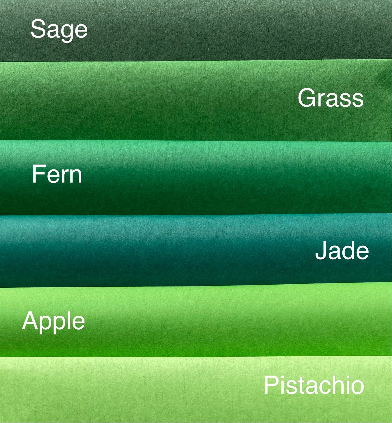 Green eco friendly tissue paper. Green acid free gift wrap for Etsy