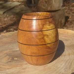 Hand Crafted Wooden Pencil Cup - Etsy