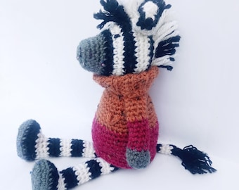 Crochet Zebra Pattern: Zara Amigurumi Tutorial (Digital Download)