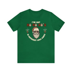 Ho Ho Ho Tee. Funny Christmas Shirt. Hip Hop Christmas Throwback. 90s Lyrics Xmas Tee. Area Codes T-shirt Funny Hip Hop Retro Christmas Top Kelly