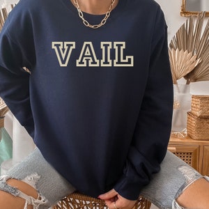 Vail Travel Crewneck Sweatshirt Unisex Heavy Blend™. Souvenir Sweater. Colorado Shirt.