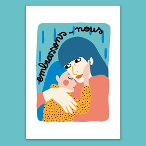 Limited edition illustration A3 &quot;Let&#39;s kiss&quot;