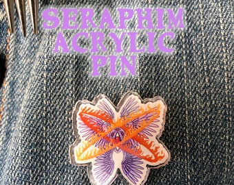 Seraphim Acrylic Pin