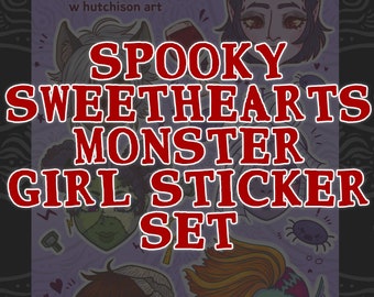 Spooky Sweethearts Sticker Sheet