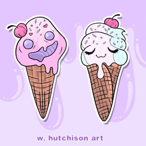 Ice Cream Sticker Set