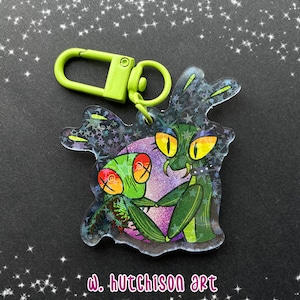 Punk Mantis Acrylic Keychain