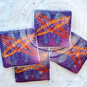 Seraphim Holographic Square Pin