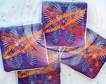 Seraphim Holographic Square Pin