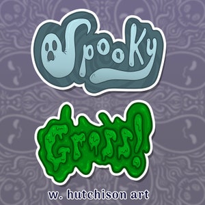 Typography Vinyl Stickers