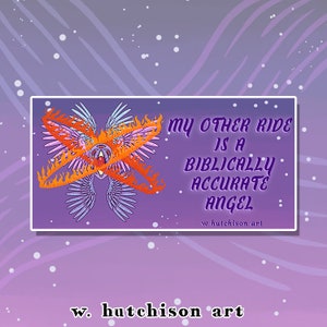 Biblically Accurate Angel Bumper Sticker
