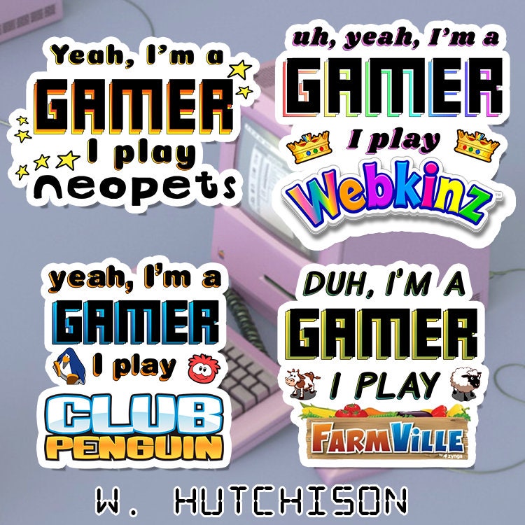 Epic Gamer Vinyl Stickers
