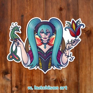 Pegatina de vinilo Miku de Pennsylvania Dutch
