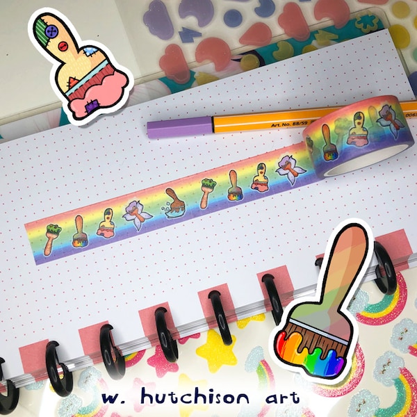 Neopets Paintbrush Washi Tape