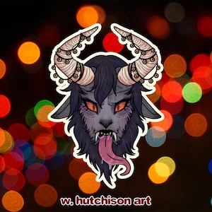 Krampus Vinyl Sticker