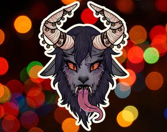 Krampus Vinyl Sticker