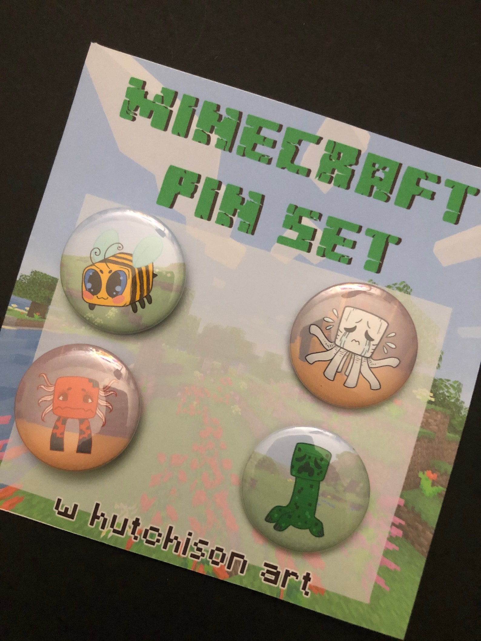 Minecraft Pin Set | Etsy