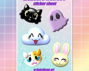 Webcore Weirdos Sticker Sheet