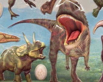 Realistic Dinosaur Stickers-Large Dinosaur Stickers