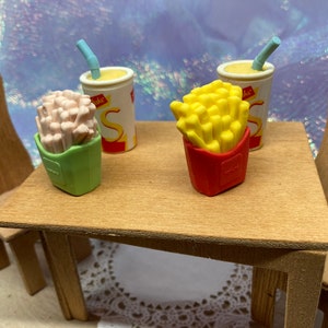 Fast Food Puzzle Erasers
