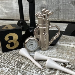 Golf Bag Clock-Tabletop Clock