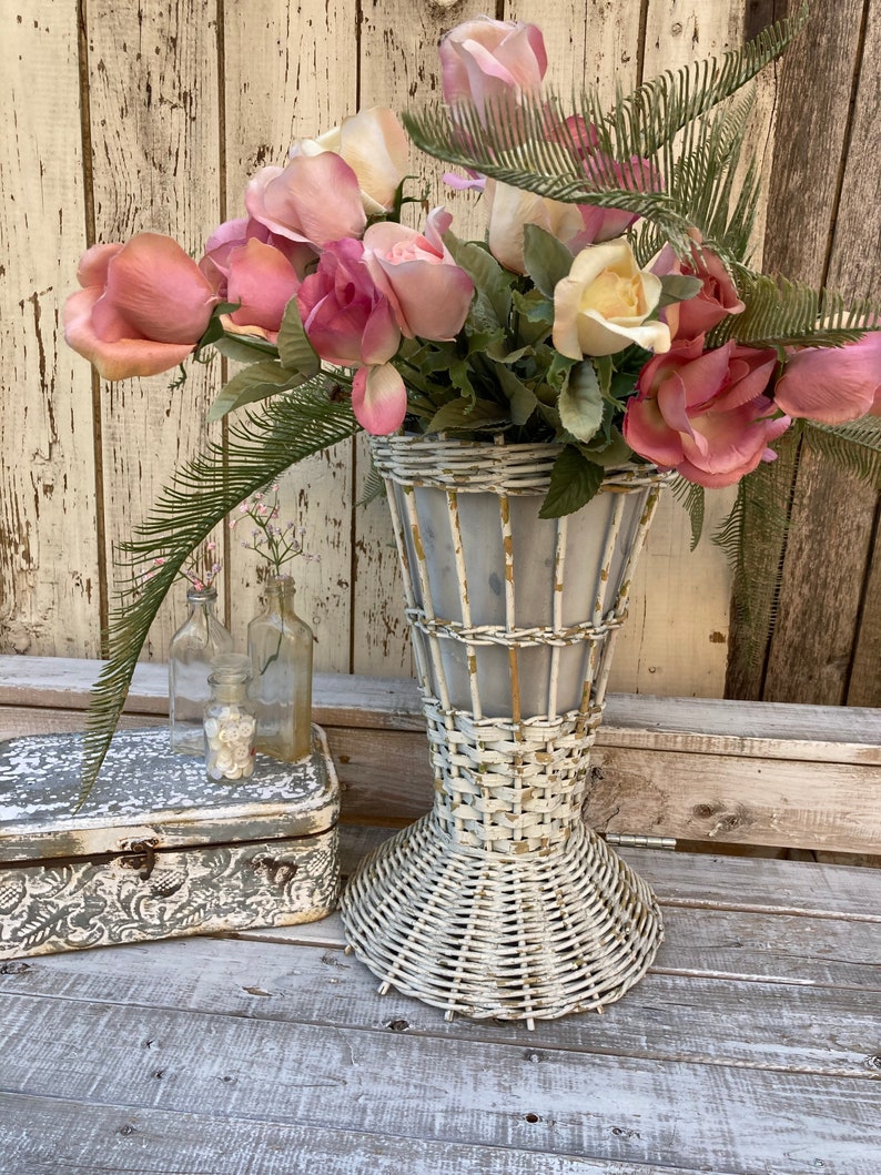 Vintage Umbrella Standvintage Wicker Umbrella Stand Vintage Etsy