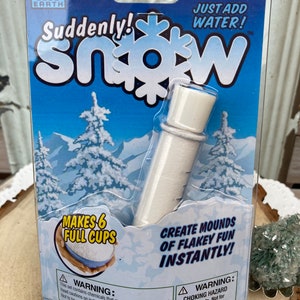 Instant Snow Powder,fake Snow,idaho Snow,christmas Village,sensory