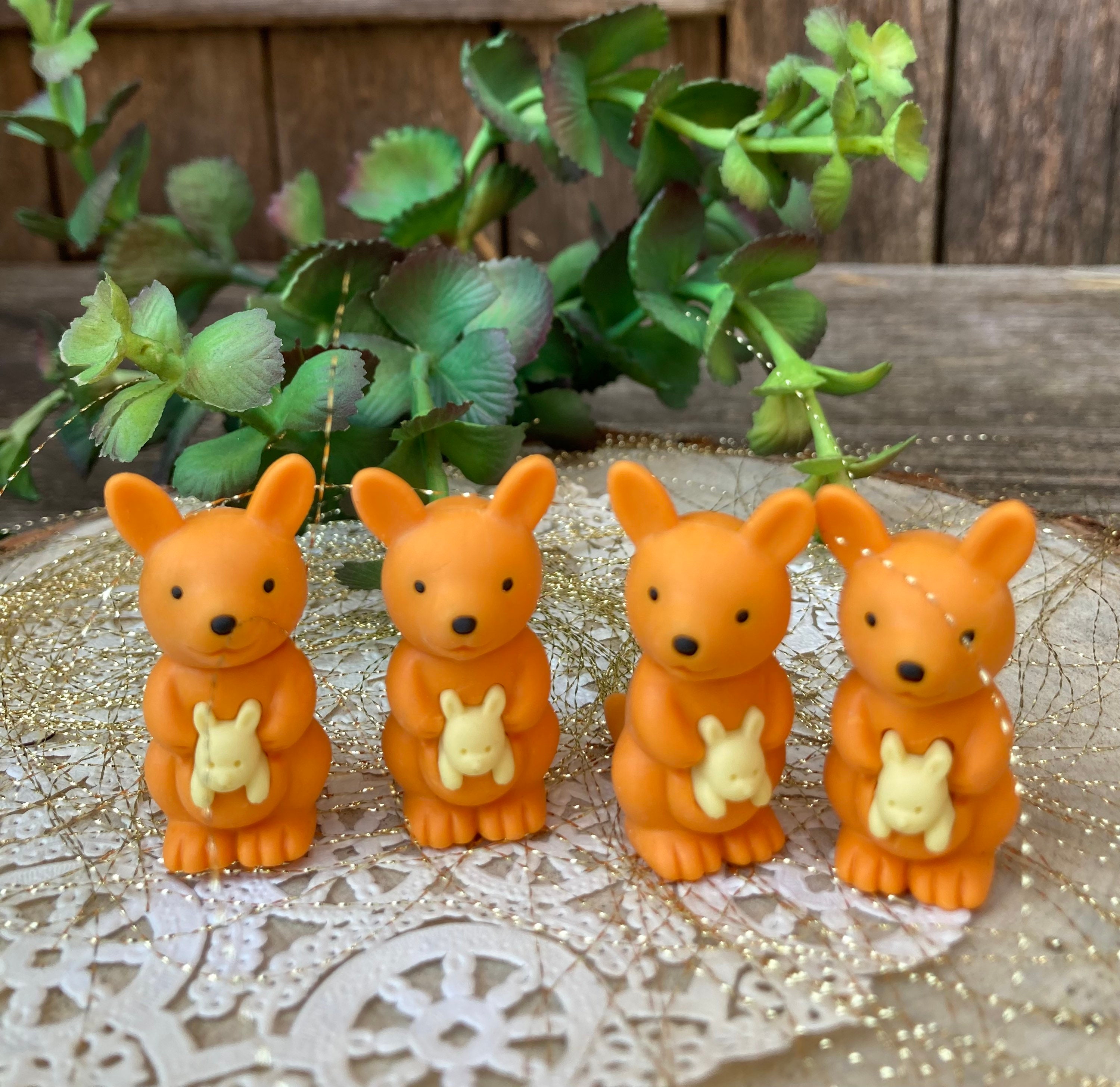 ErasersPuzzle ErasersKangaroo ErasersCollectible Kangaroo Etsy