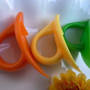 Citrus Peeler Rings-Set of (3) Three Citrus Finger Ring Peelers
