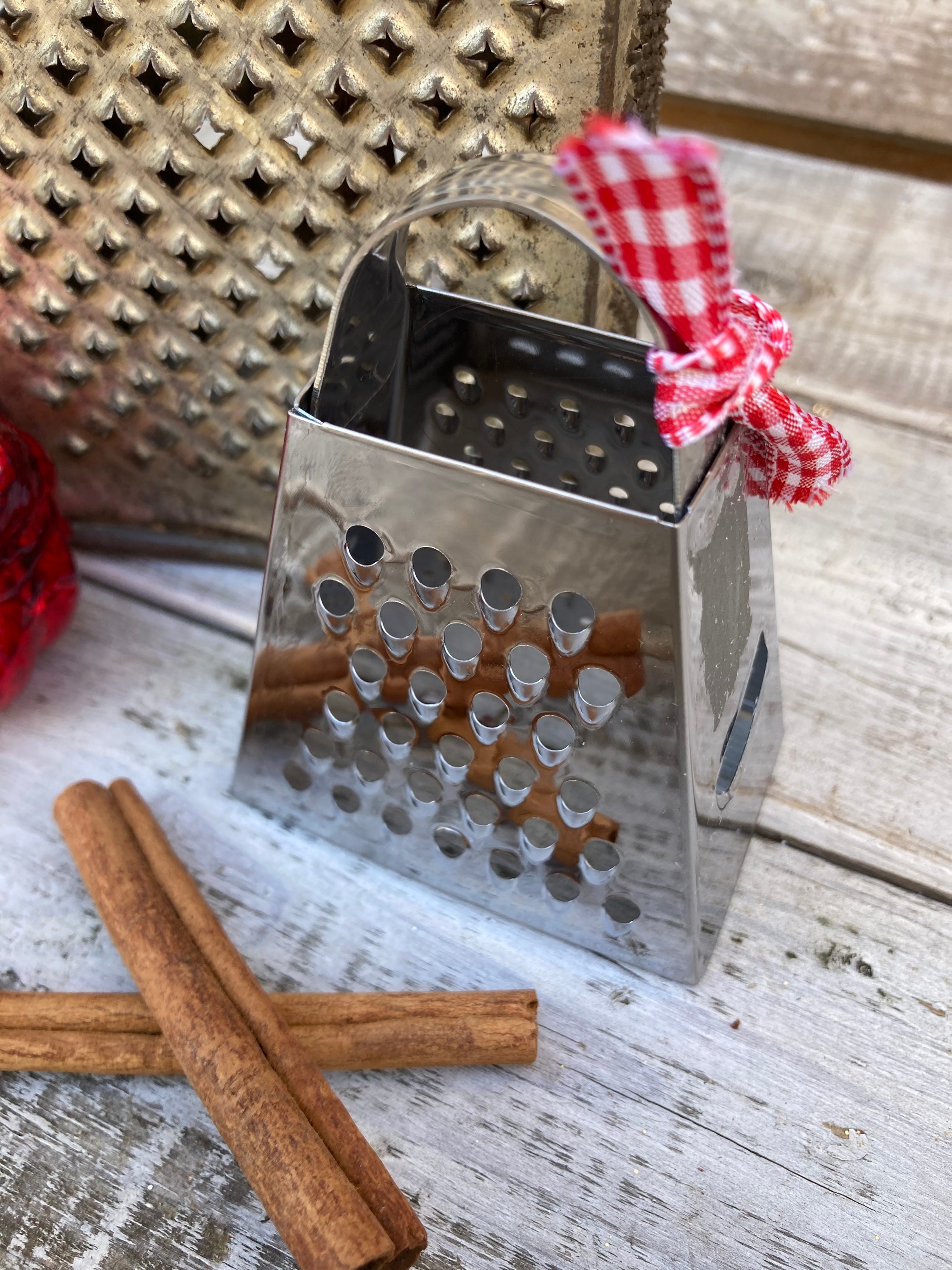 Vintage Large Metal Grater with Wood Handle – Attic and Barn Treasures