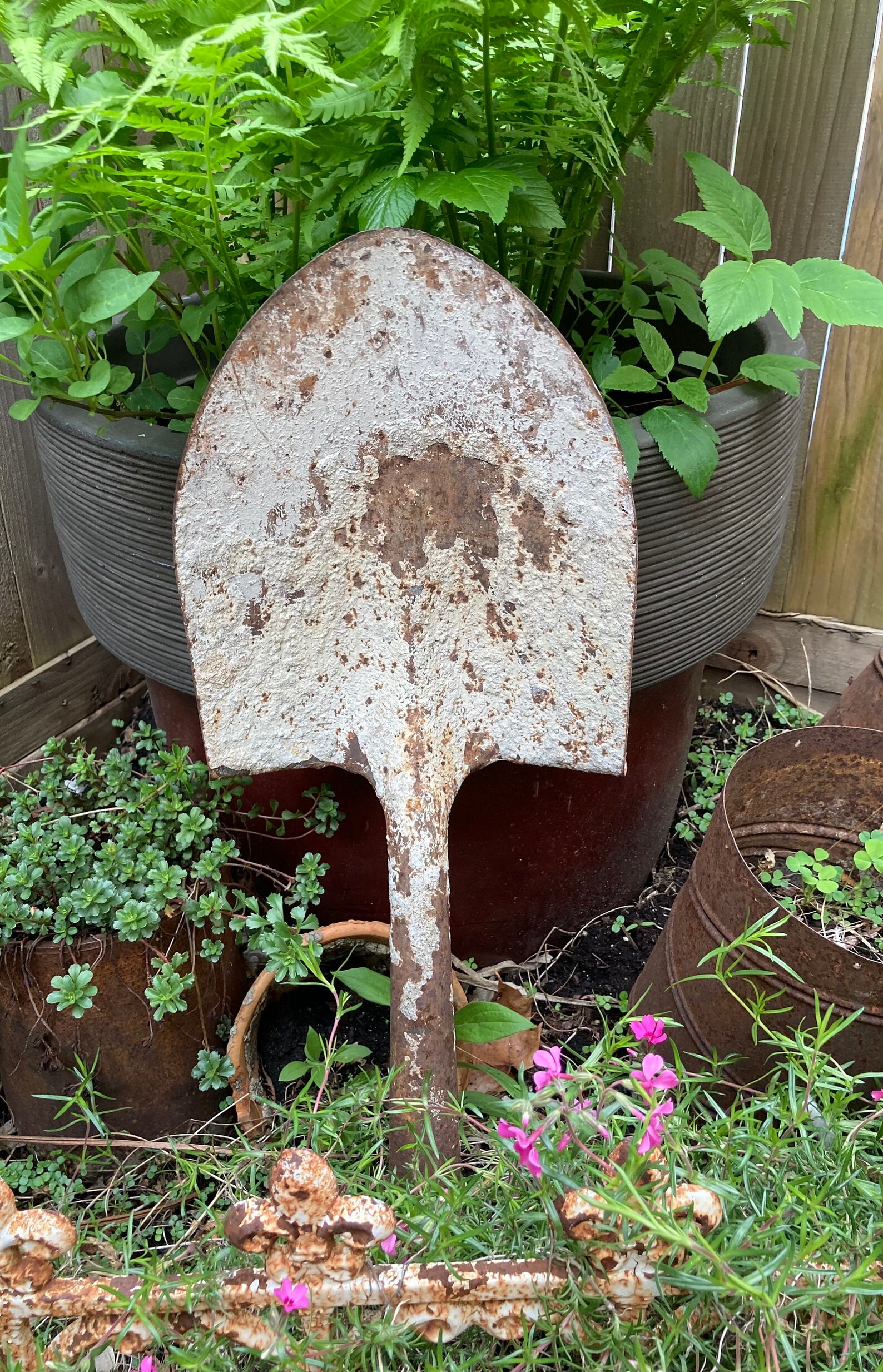 Yard Art Vintage Shovel HeadYard Art Shovel Garden Art Etsy