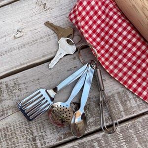 Keyring -Mini Kitchen Tools Keychain-Kitchen Utensils Keyring afbeelding 9