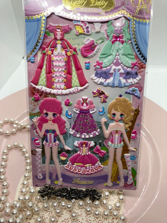 1000 sticker dress up fashion designer 50710 DRESS UP STICKER-10 – BCmini