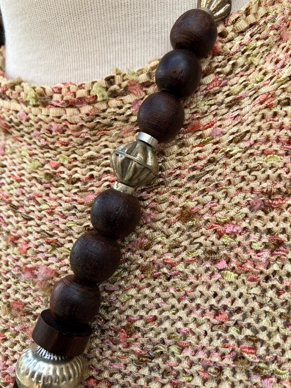 Beaded Necklace-Statement Bold-Blocks Jewelry - image 8