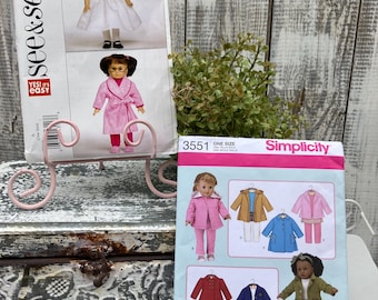 Patrones de costura para muñeca de 45 cm de altura - Muñeca American Girl - A ELEGIR