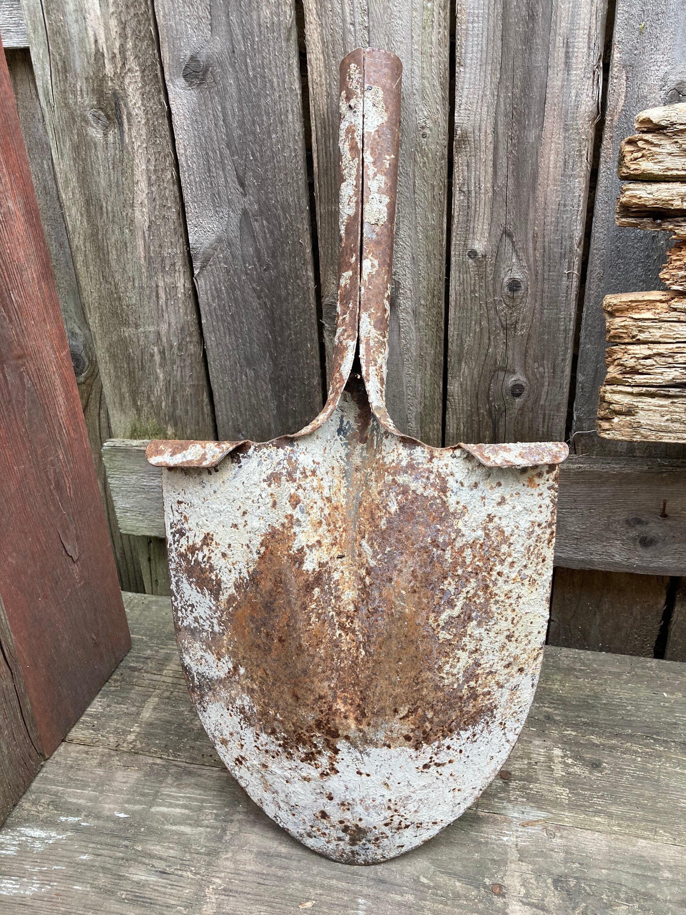 Yard Art Vintage Shovel Headyard Art Shovel Garden Art Etsy