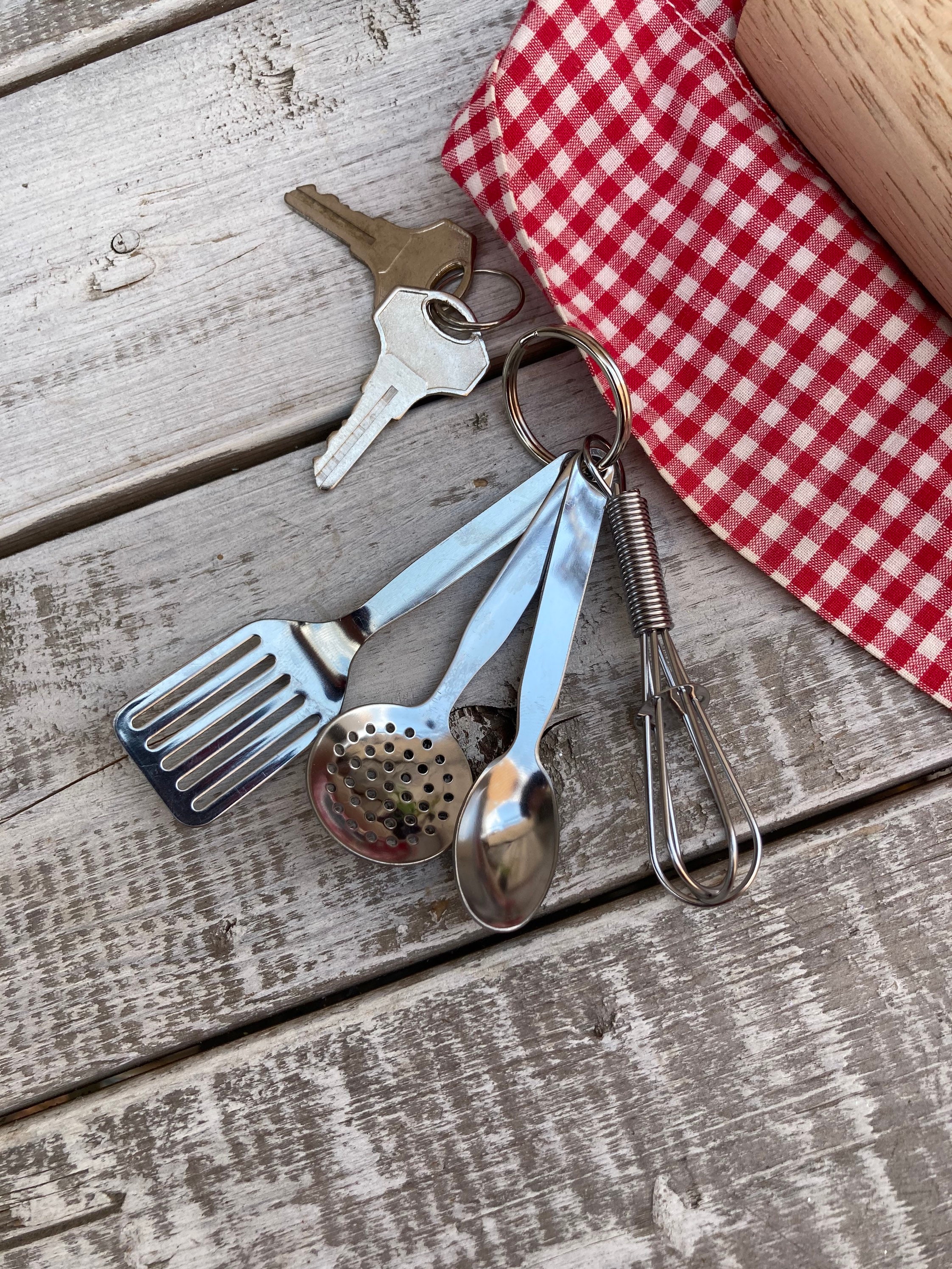 Keyring mini Kitchen Tools Keychain 