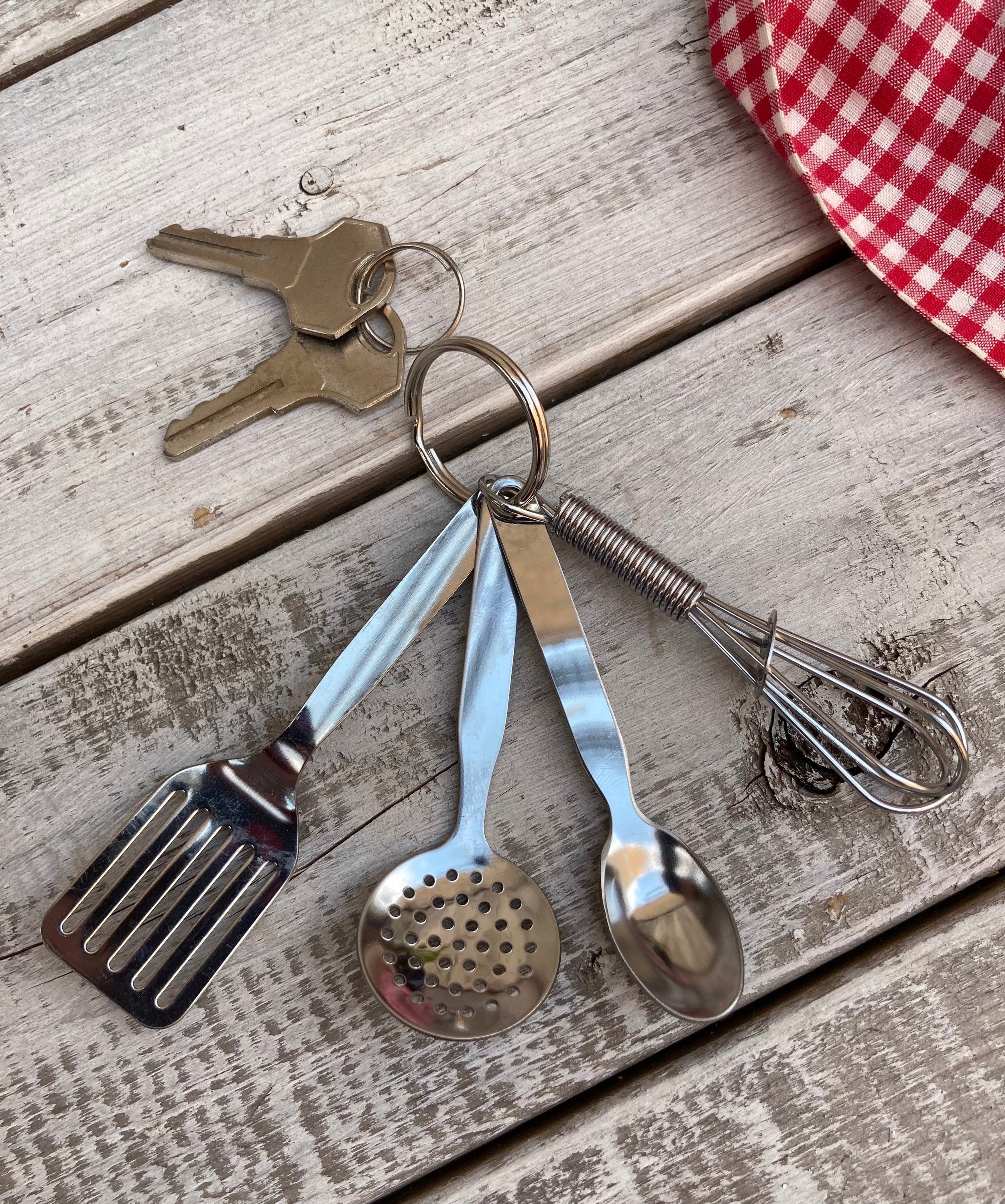 Tiny Kitchen Cooking Tools Keychain