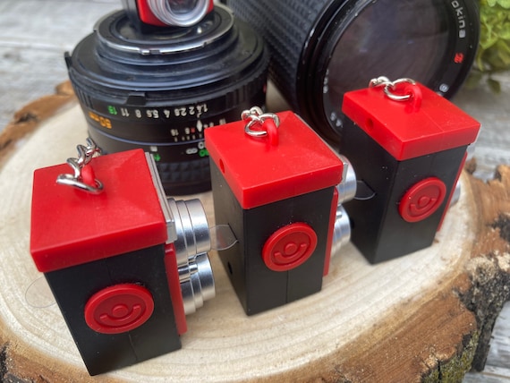 Camera Purse Charm-Red Camera Charm -Novelty Gift… - image 8