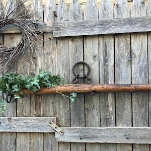 Horse Harness-Antique Wood Iron Harness-Primitive Horse Hitch-Farmhouse Farm Decor