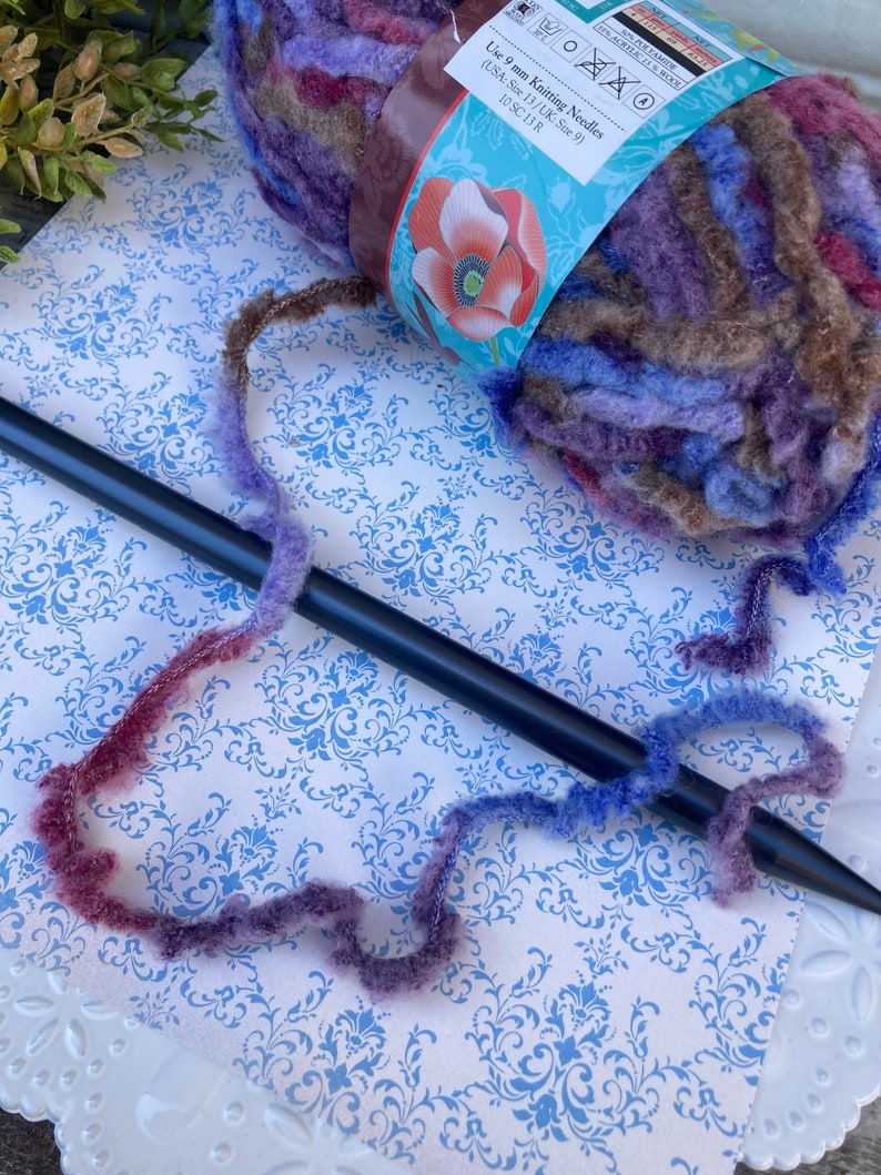 Yarn Bee sherpa Blend colorful Crafting Yarnspring Colors Etsy