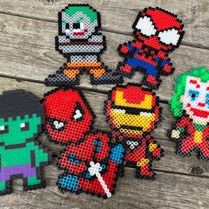 Perler Art-Super Heroes and Villains
